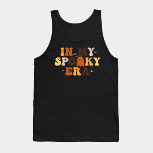 In My Spooky Era Spooky Season Retro Halloween Funny Ghost Tank Top